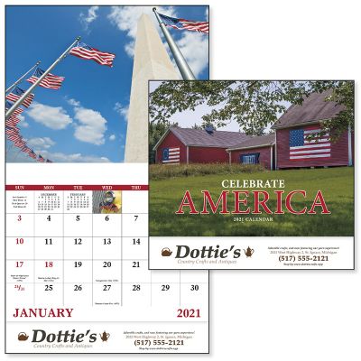 Celebrate America Stapled Wall Calendars