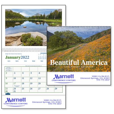 Beautiful America Pocket Wall Calendars