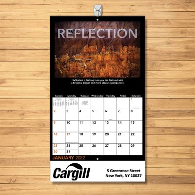 Customized 2019 Motivations Stapled Wall Calendars