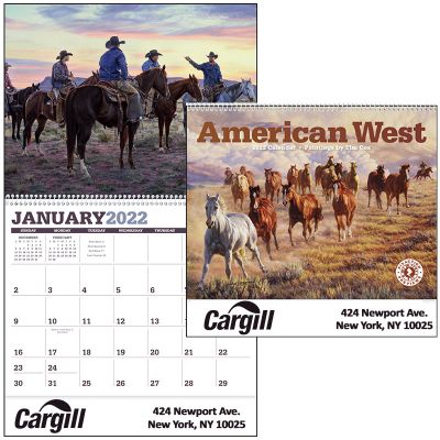 Promotional 2018 American West By Tim Cox Spiral Wall Calendars