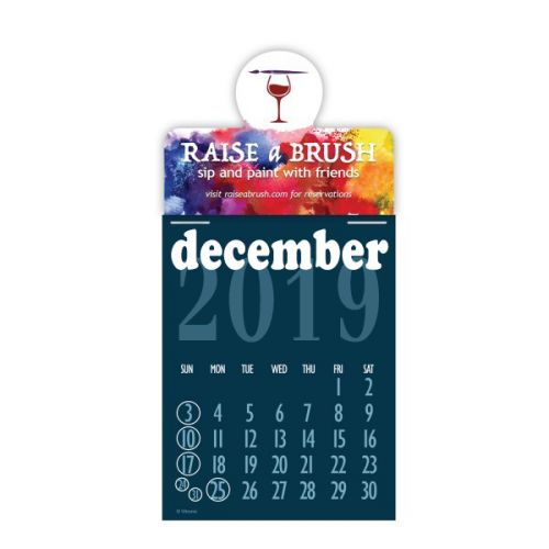 Custom Printed Press-N-Stick Prismatic Calendar Pads