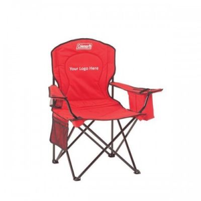 Custom Printed Coleman Oversized Cooler Folding Chairs Red