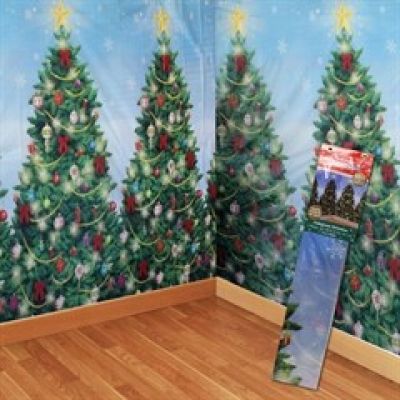 Christmas Tree Scene Setter Room Rolls
