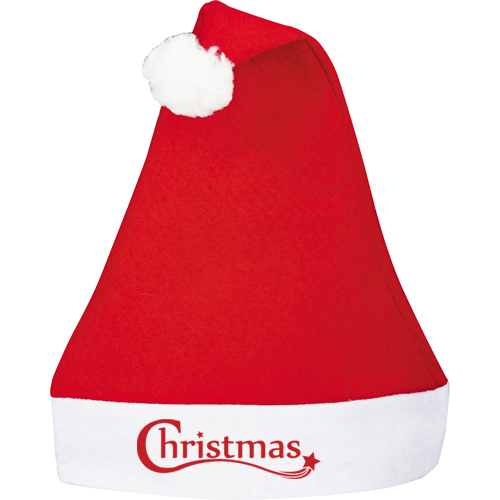 Custom Printed Holiday Santa Hats