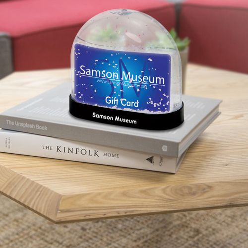 Gift Card Snow Globes