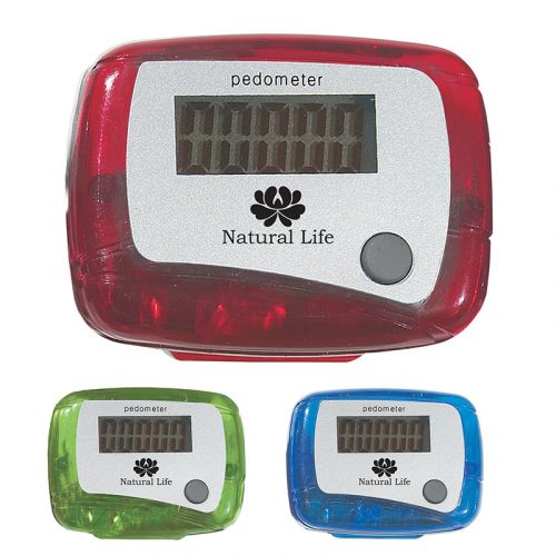 Personalized In Shape Pedometer w Molded Clip