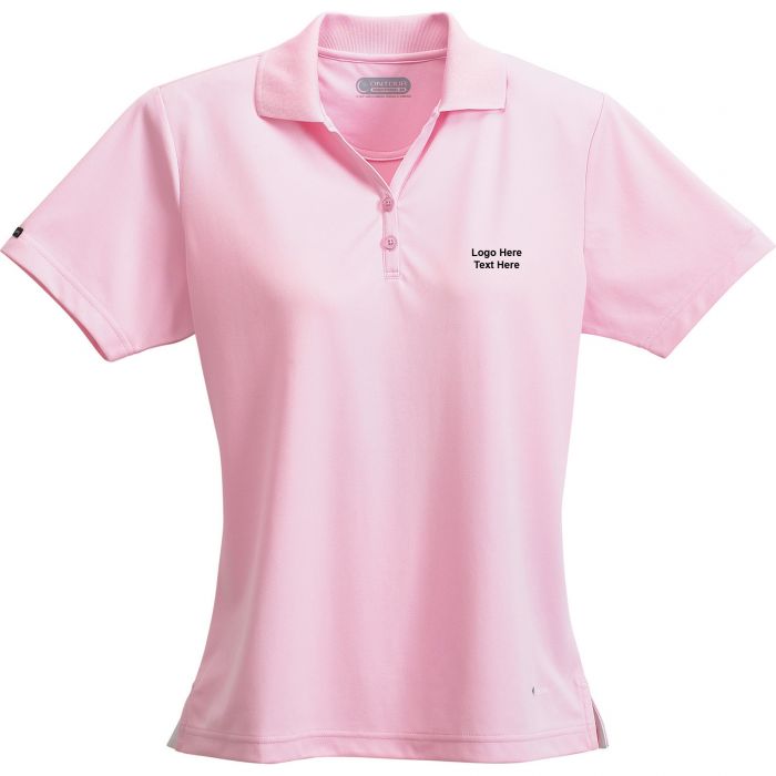 Breast Cancer Awareness Short Sleeve Polo Shirts for Women