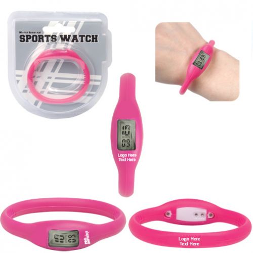 Custom Printed Breast Cancer Awareness Sport Watches