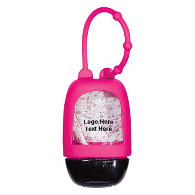 Promotional Breast Cancer Awareness 1 Oz Hand Sanitizer with Moisture Beads