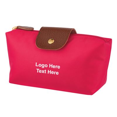 Promotional Breast Cancer Awareness Cosmetic Vanity Bags