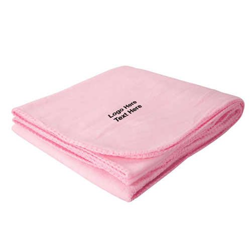 Promotional Pink Awareness Fleece Blankets