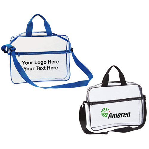 Promotional Logo Clear Portfolio Bags
