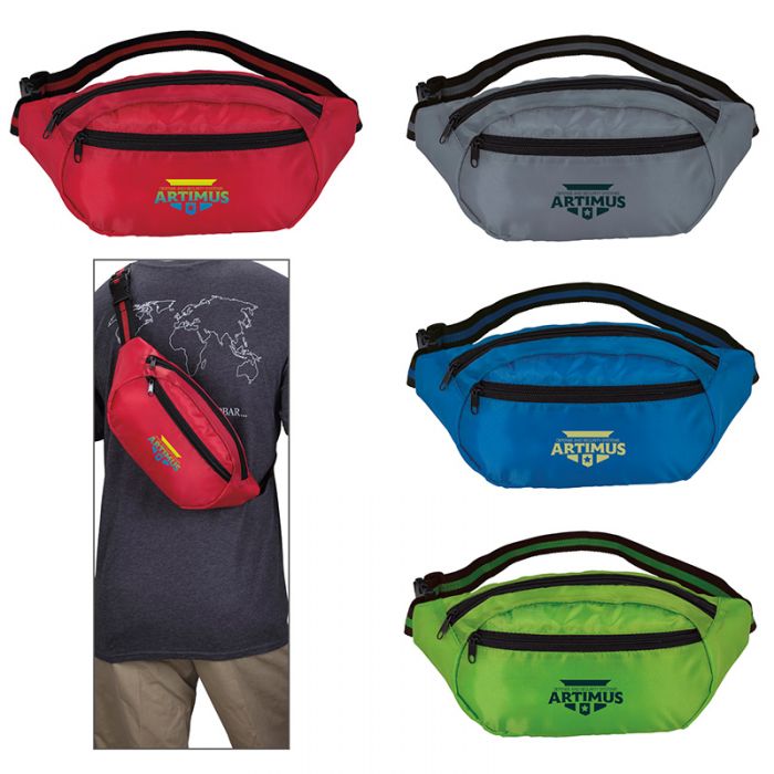 Printed Oval Fanny Packs
