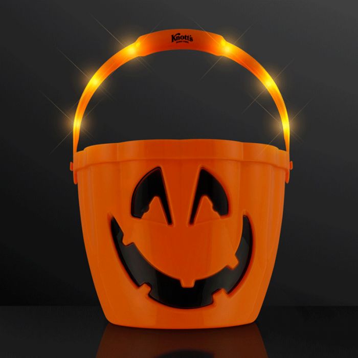 Pumpkin Light Handle Halloween Buckets