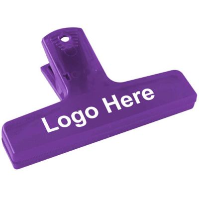 Custom Printed 4 Inch Bag Clips - Chip Clips