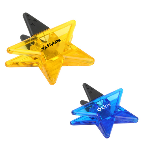 custom printed super star power clips