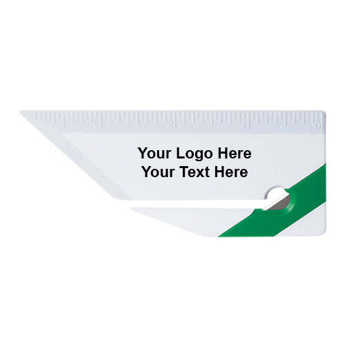 4 Inch Personalized Rulers With Letter Slitter