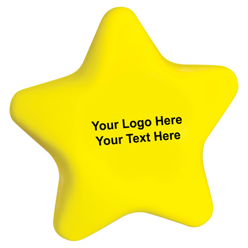 Custom Imprinted Star Shaped Stress Relievers