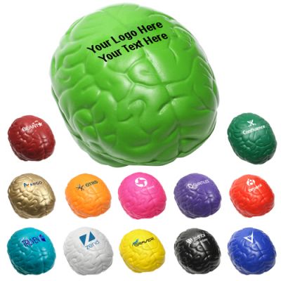 Personalized Brain Shaped Polyurethane Stress Relievers