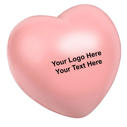 Personalized Valentine Heart Stress Relievers