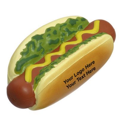 Promotional Hot Dog Food Shape Stress Relievers