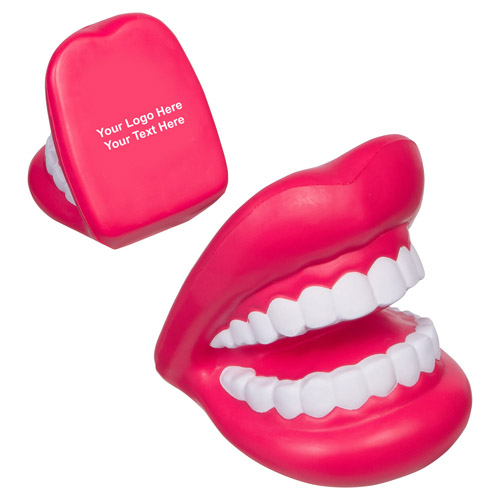 Custom Logo Imprinted Big Mouth Stress Relievers