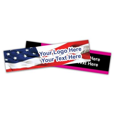 10.5 x 2.625 Inch Personalized Political Campaign Bumper Stickers