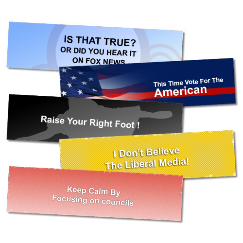 10.5x2.625 personalized bumper stickers rectangle shape