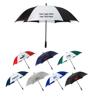 58 inch Arc Personalized Vented Umbrellas