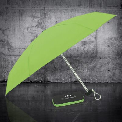 Customized Logo Mini Travel Umbrellas with Case