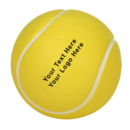 Custom Imprinted Tennis Ball Shaped Stress Balls