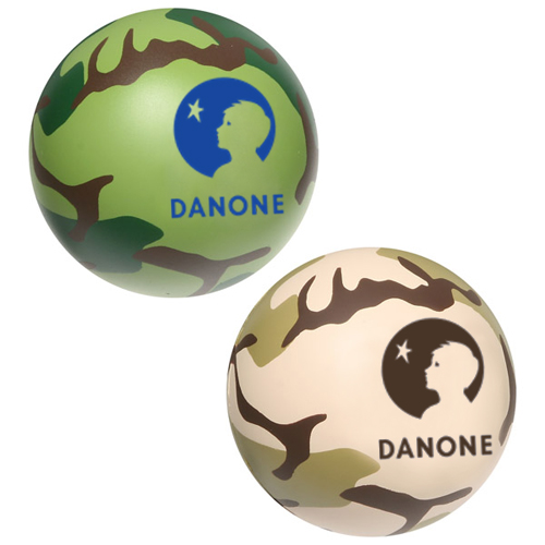 personalized camouflage stress balls
