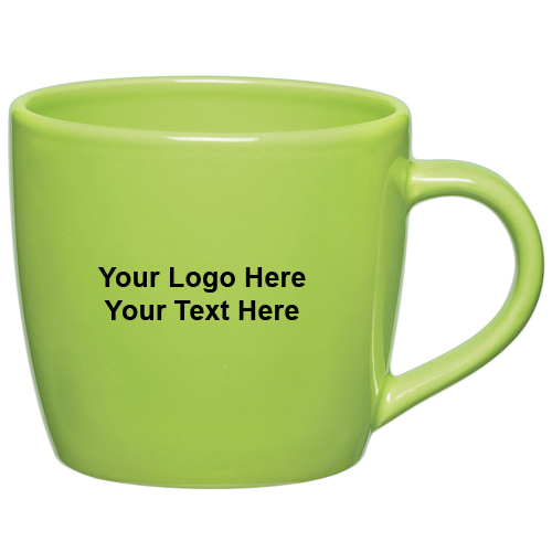 Promotional Logo 12 Oz Cafe Ceramic Mugs