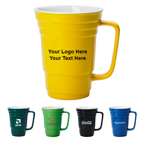 Promotional Logo 14 Oz Ceramic Cups