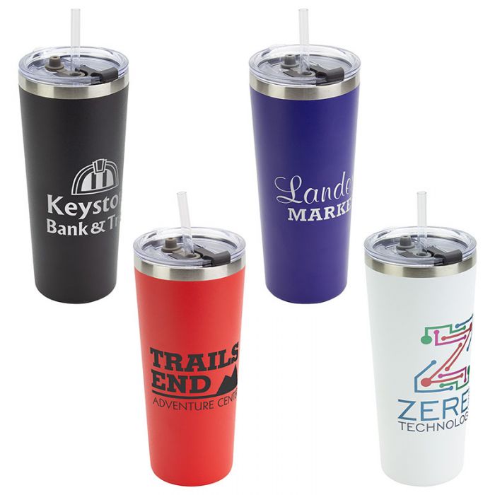 20 Oz Promotional Brighton Vacuum Insulated Stainless Steel Tumblers