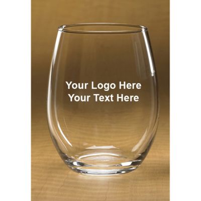 Personalized Stemless White Wine Glass - Set of 4