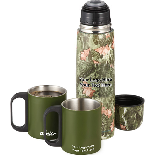 custom hunt valley insulated thermos bottle sets