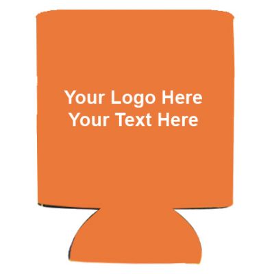 Promotional Logo Pocket Can Coolers - 6 Colors
