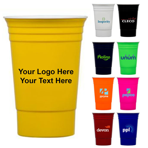 16 Oz Promotional Logo Party Cups