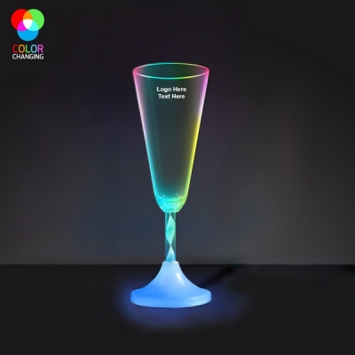 Promotional Champagne LED Spiral Stem Glasses