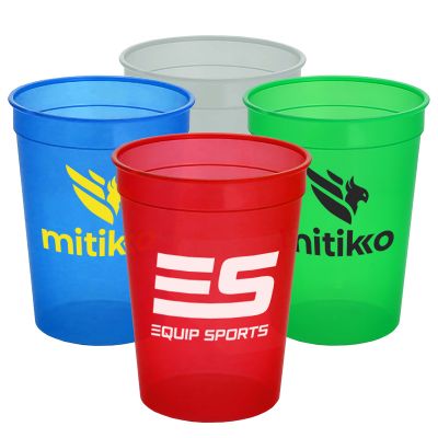 Custom Printed 12 Oz Cups-On-The-Go Recycled Stadium Cups
