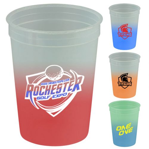 12 Oz Cool Color Changing Stadium Cups