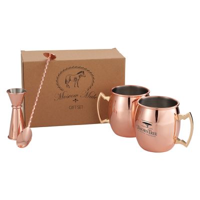 Custom 4-in-1 Moscow Mule Mug Gift Sets