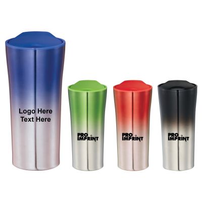 Customized 18 Oz Swivel Lid Stainless Tumblers