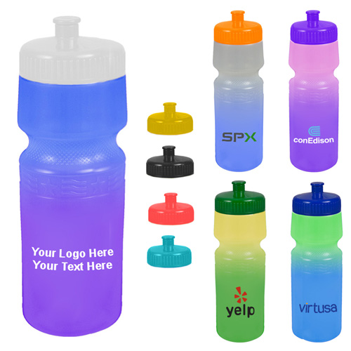 Customized 24 Oz Cool Color Change Bottles