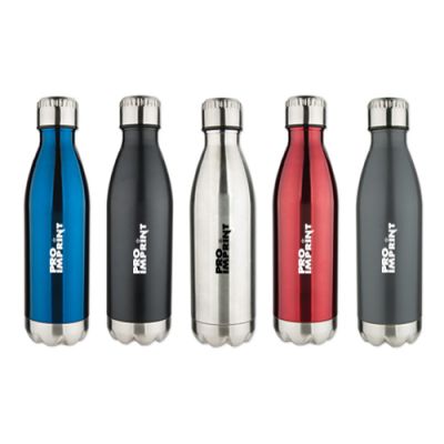 17 Oz Stainless Steel Cola Shaped Bottles