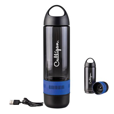 7 Oz Custom Bluetooth Speaker Water Bottles