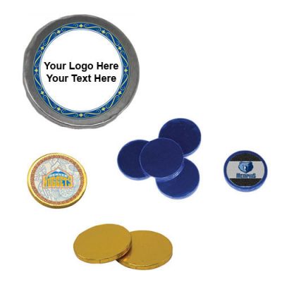 Promotional Chocolate Coins with Full Color Decal