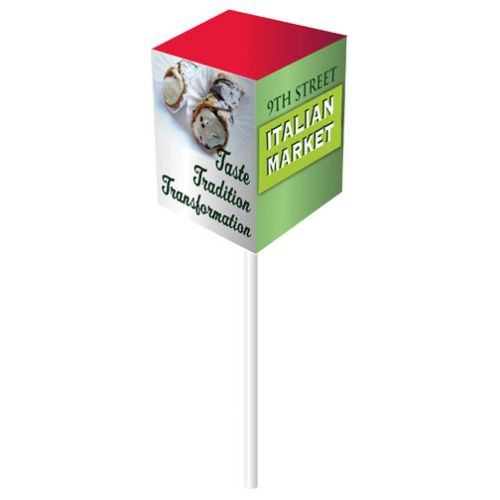 Custom Dum Dum Lollipop with Four Color Process Box