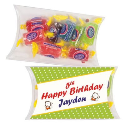 Custom Printed Medium Pillow Pack with Candy